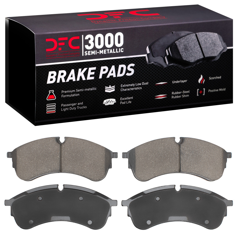 Volkswagen Delivery Brake Pads - Front - DFC - 3000 Semi-Metallic - `18-`25
