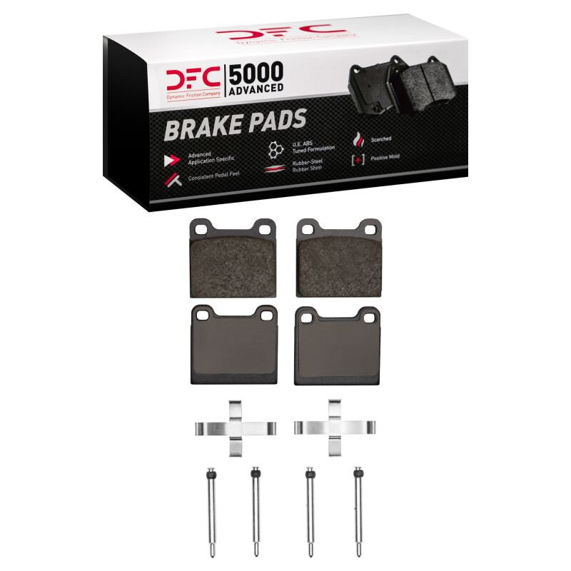 Volvo 760 Brake Pads - Rear - DFC - 5000 Advanced Low Met - `75-`04