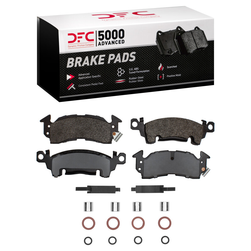 Buick Skylark Brake Pads - Front - DFC - 5000 Advanced Semi Metallic - `67-`02