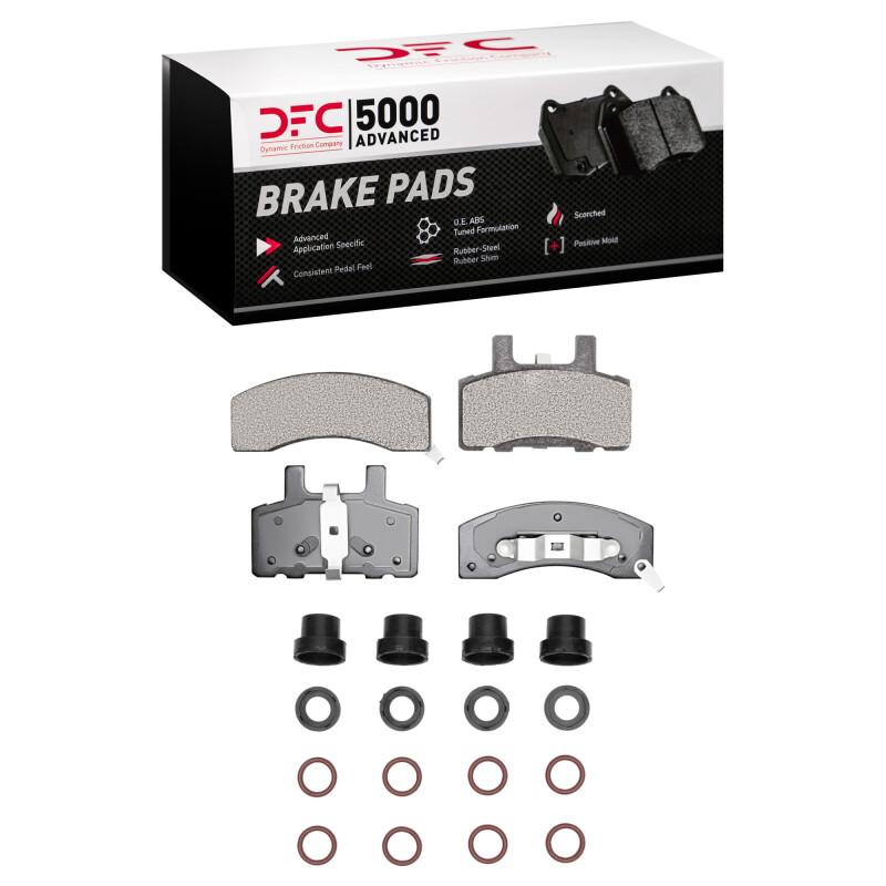 Chevrolet K3500 Brake Pads - Front - DFC - 5000 Advanced Semi Metallic - `88-`02