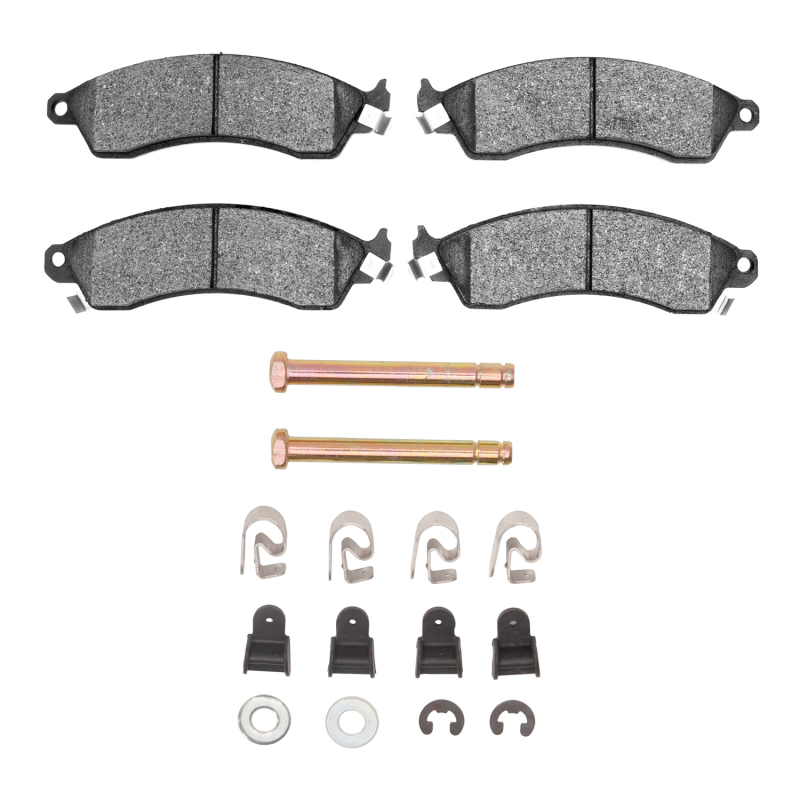 Chevrolet Corvette Brake Pads - Front - DFC - 5000 Advanced Semi Metallic - `85-`04
