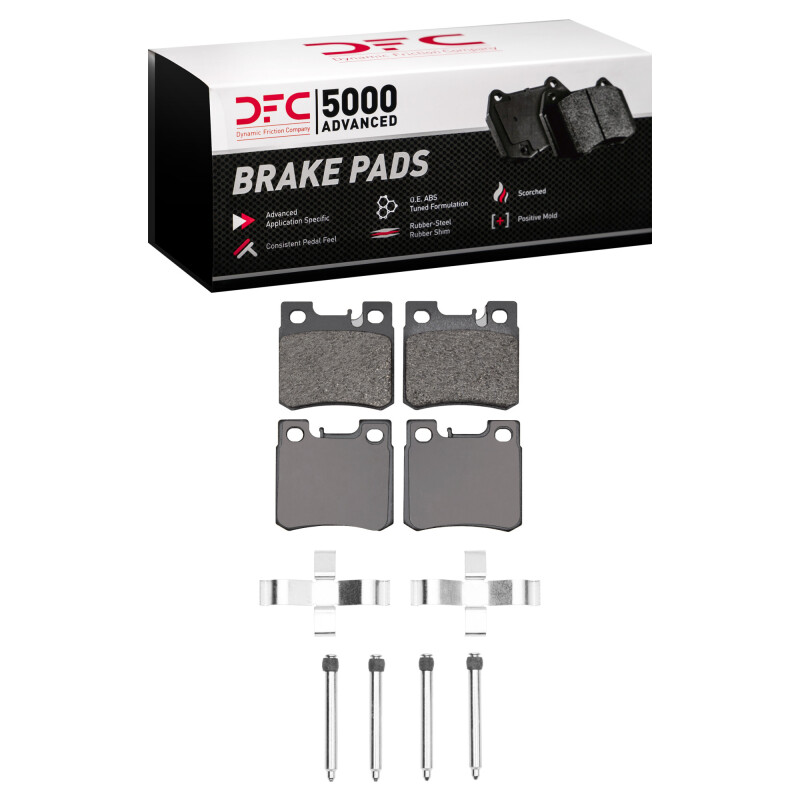 Mercedes-Benz 300E Brake Pads - Rear - DFC - 5000 Advanced Low Metallic - `87-`00