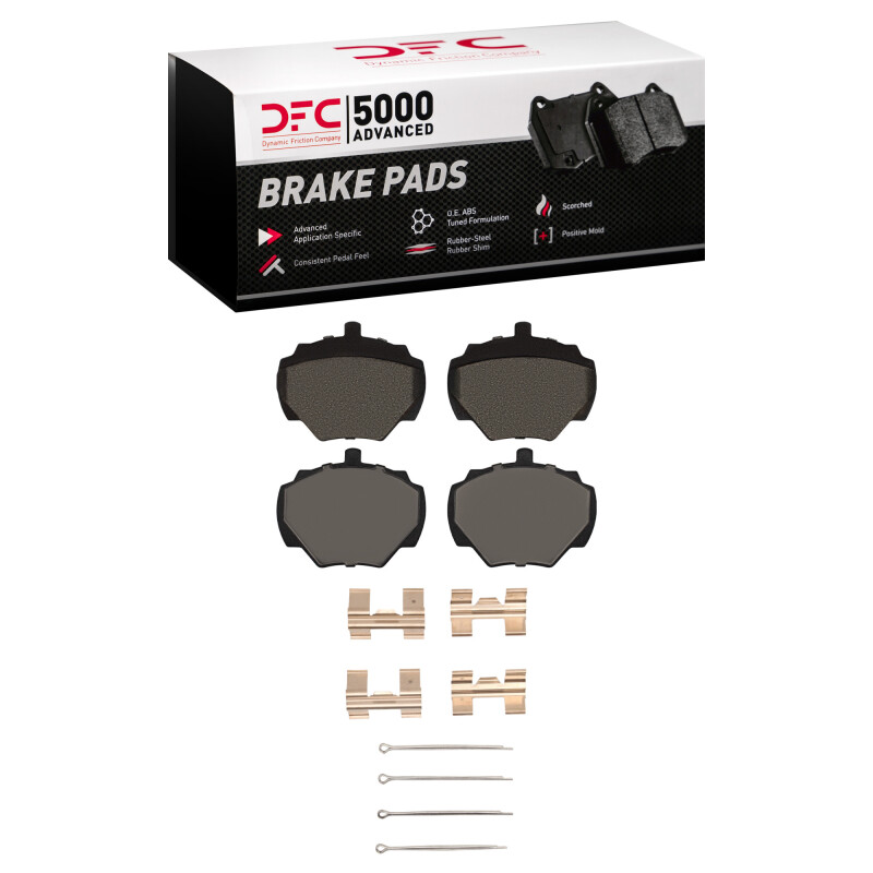 Land Rover Defender 90 Brake Pads - Rear - DFC - 5000 Advanced Low Metallic - `74-`16