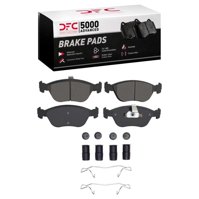 Volvo 850 Brake Pads - Front - DFC - 5000 Advanced Low Metallic - `93-`00