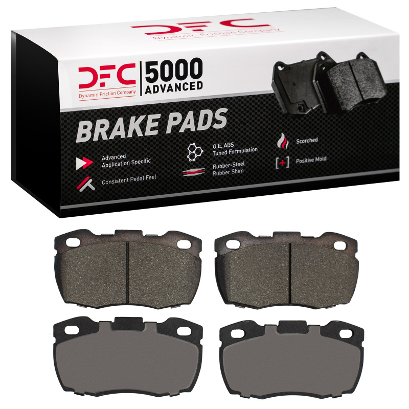 Land Rover Defender 90 Brake Pads - Front - DFC - 5000 Advanced Low Metallic - `93-`16