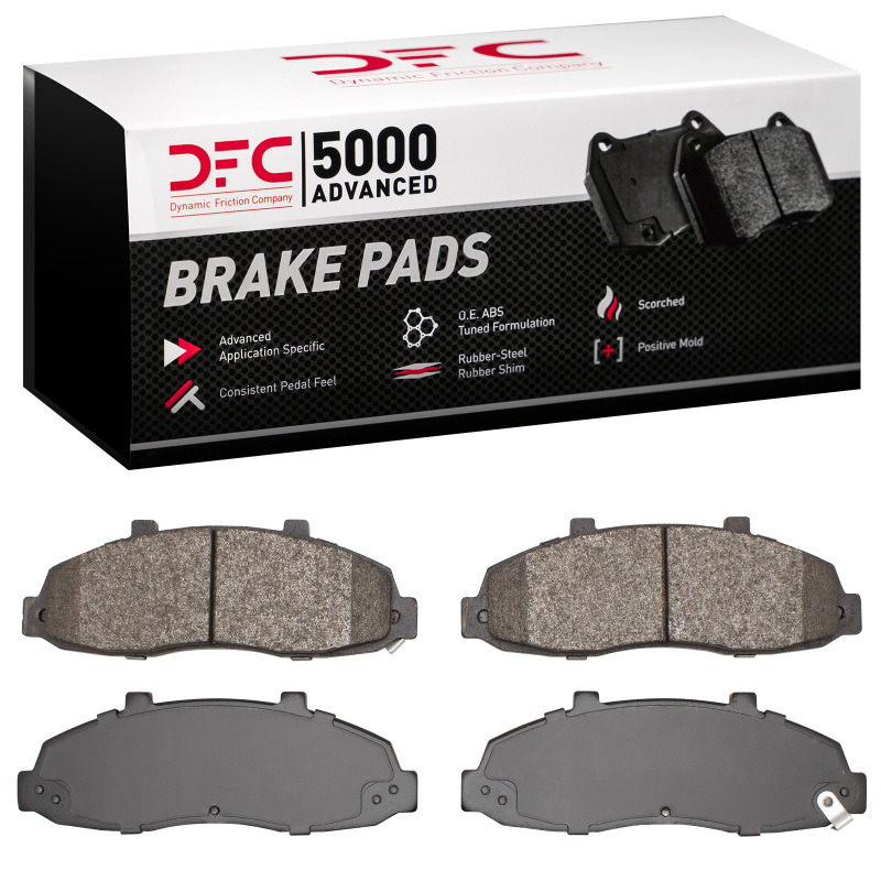 Ford F-150 Brake Pads - Front - DFC - 5000 Advanced Semi Metallic - `00-`04