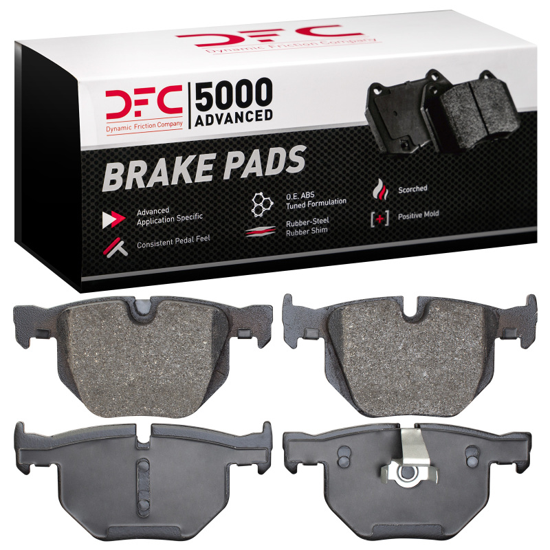 BMW 530i Brake Pads - Rear - DFC - 5000 Advanced Low Metallic - `04-`10