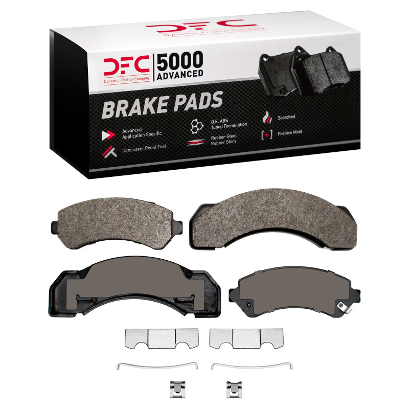Chevrolet P30 Brake Pads - Rear/Front - DFC - 5000 Advanced Semi Metallic - `73-`00