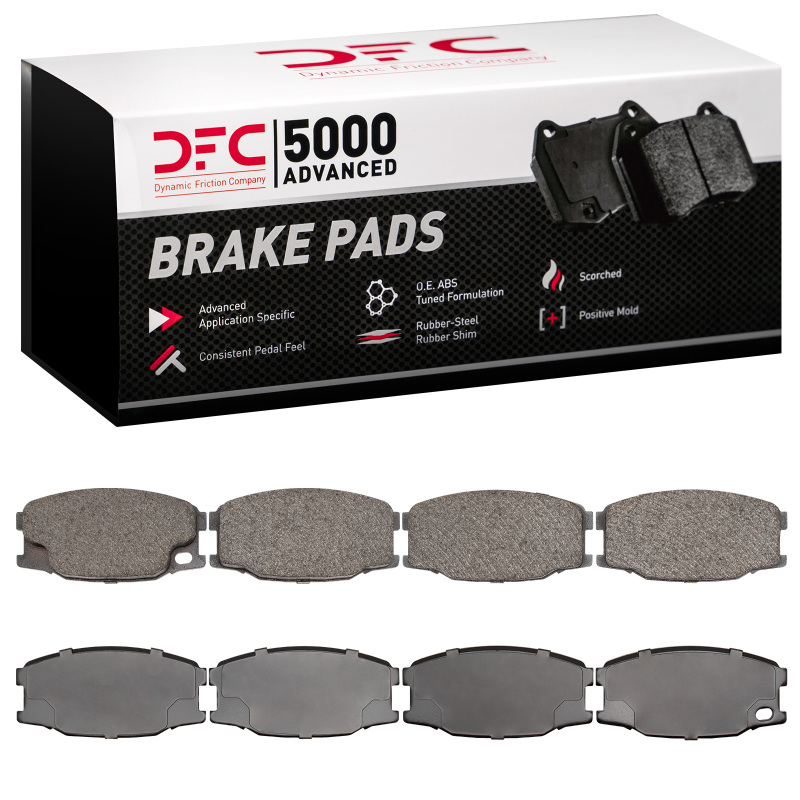 Mitsubishi Fuso FE Brake Pads - Rear/Front - DFC - 5000 Advanced Semi Metallic - `95-`04