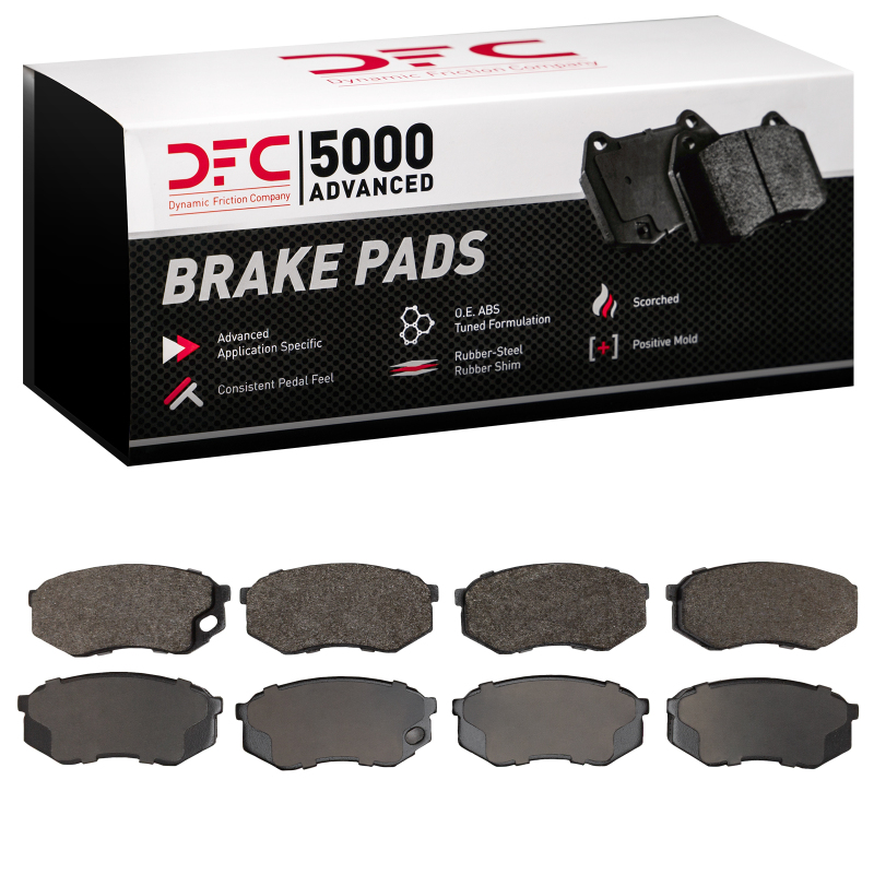 Mitsubishi Fuso FE Brake Pads - Front - DFC - 5000 Advanced Semi Metallic - `95-`04