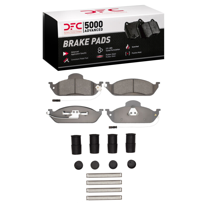Mercedes-Benz ML320 Brake Pads - Front - DFC - 5000 Advanced Low Metallic - `98-`05