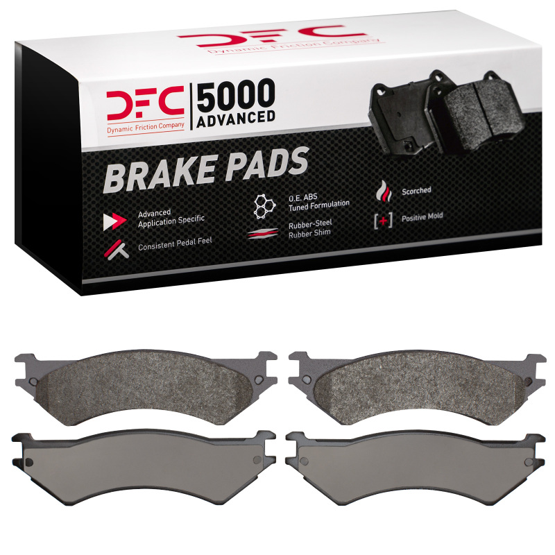 Ford E-350 Super Duty Brake Pads - Rear - DFC - 5000 Advanced Semi Metallic - `99-`07