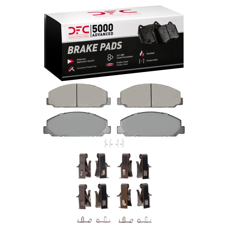 Chevrolet LCF5500HD Brake Pads - Front + Rear - DFC - 5000 Advanced Semi Metallic - `99-`24