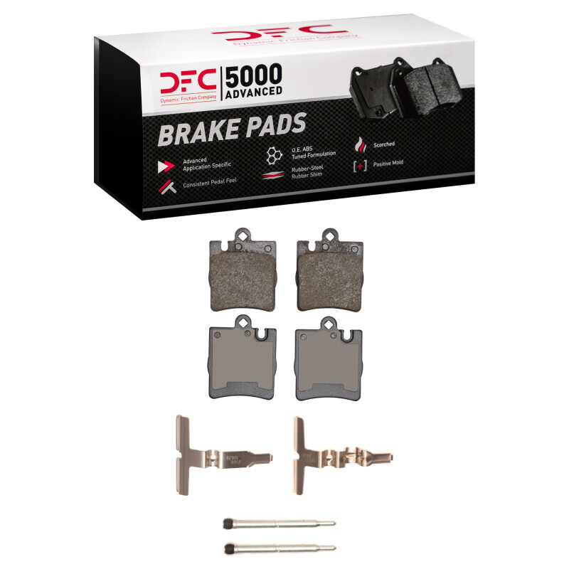 Mercedes-Benz E320 Brake Pads - Rear - DFC - 5000 Advanced Low Metallic - `96-`11