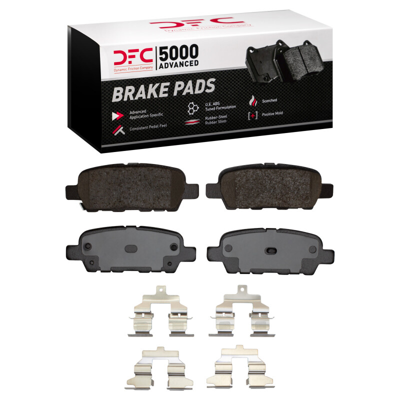 Nissan Maxima Brake Pads - Rear - DFC - 5000 Advanced Ceramic - `02-`25