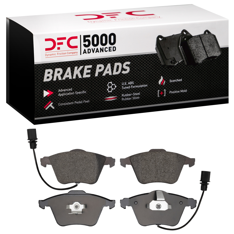 Audi A4 Brake Pads - Front - DFC - 5000 Advanced Low Metallic - `00-`09