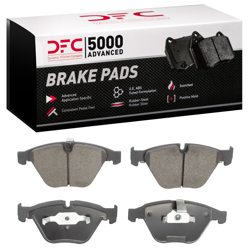 BMW 530i Brake Pads - Front - DFC - 5000 Advanced Low Metallic - `04-`13