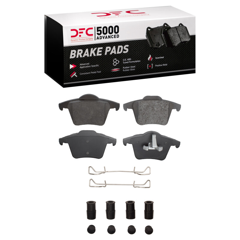 Volvo XC90 Brake Pads - Rear - DFC - 5000 Advanced Low Metallic - `03-`14