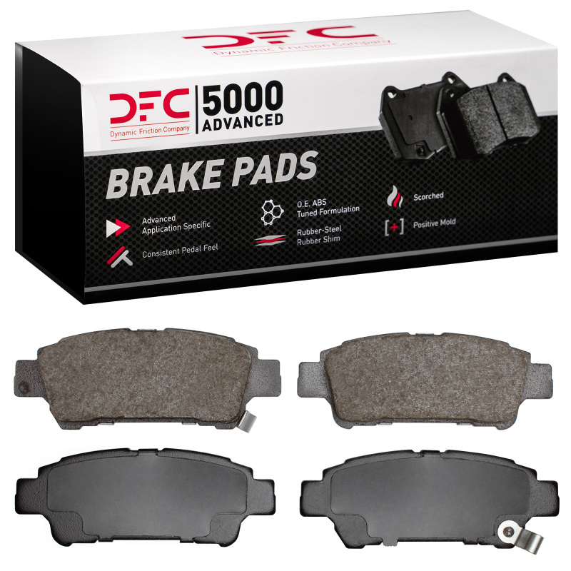 Toyota Sienna Brake Pads - Rear - DFC - 5000 Advanced Ceramic - `04-`10