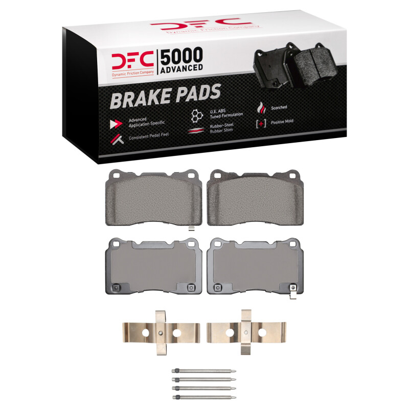 Dodge Viper Brake Pads - Front - DFC - 5000 Advanced Low Metallic - `14-`17