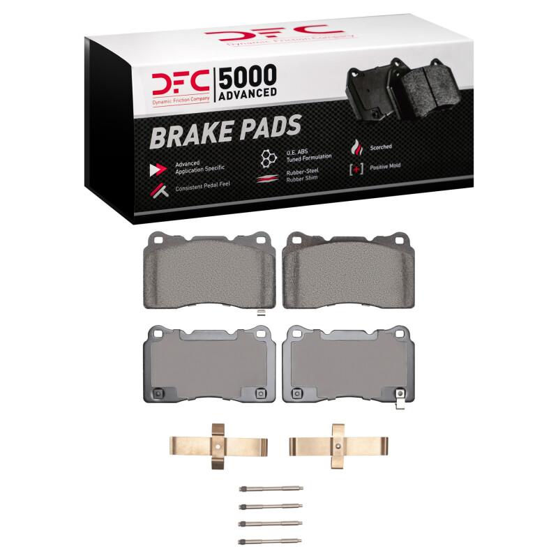 Acura TL Brake Pads - Front - DFC - 5000 Advanced Low Metallic - `04-`08