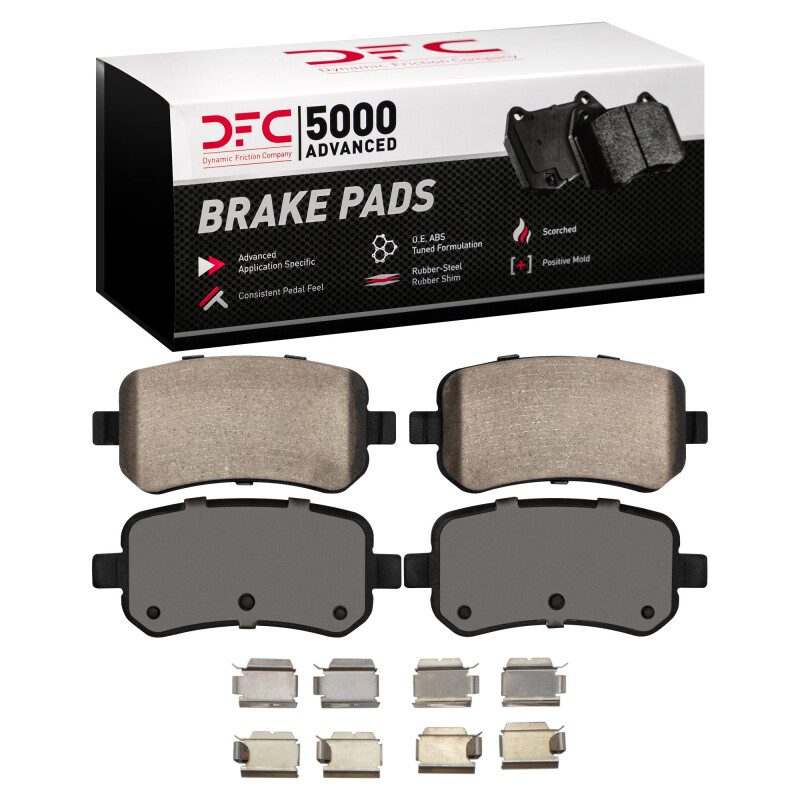 Chrysler Town & Country Brake Pads - Rear - DFC - 5000 Advanced Ceramic - `08-`12