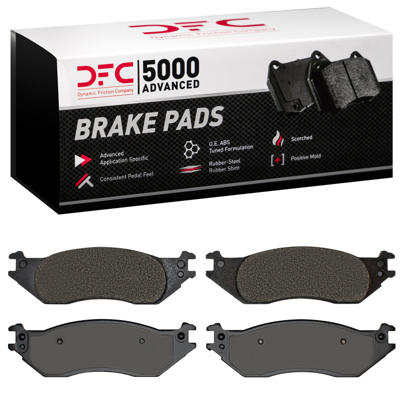 Ford E-150 Club Wagon Brake Pads - Front - DFC - 5000 Advanced Semi Metallic - `04-`06