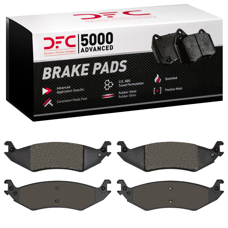 Ford Econoline Brake Pads - Rear - DFC - 5000 Advanced Semi Met - `04-`06
