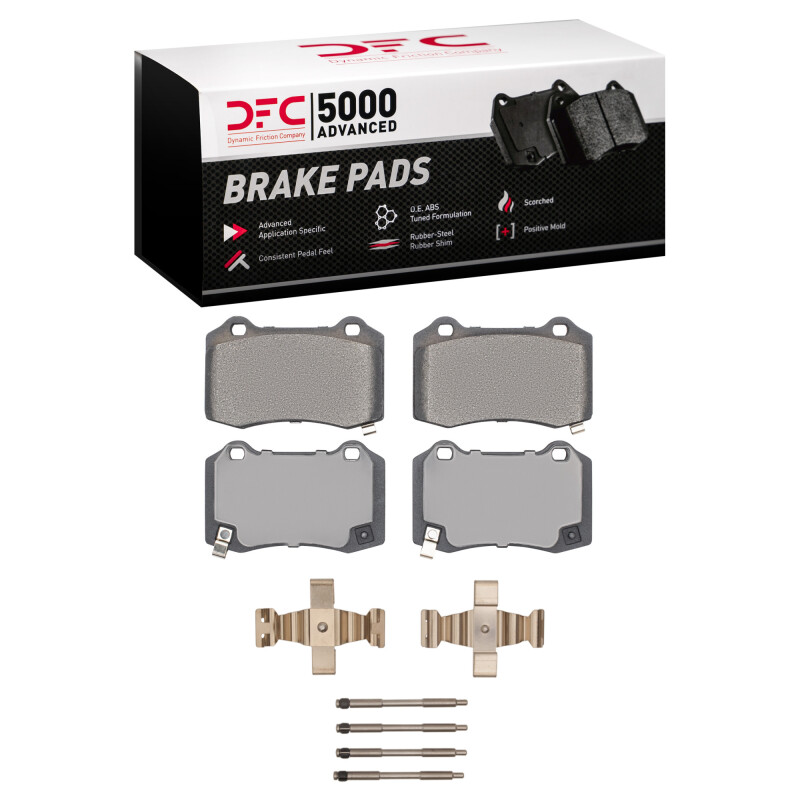 Jeep Grand Cherokee Brake Pads - Rear - DFC - 5000 Advanced Low Metallic - `12-`17
