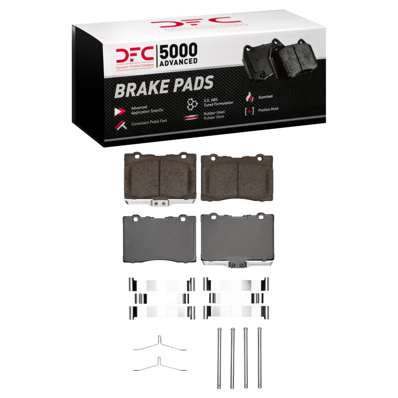 Acura RL Brake Pads - Front - DFC - 5000 Advanced Low Metallic - `05-`12