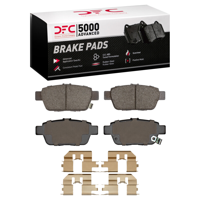 Acura TL Brake Pads - Rear - DFC - 5000 Advanced Ceramic - `06-`14