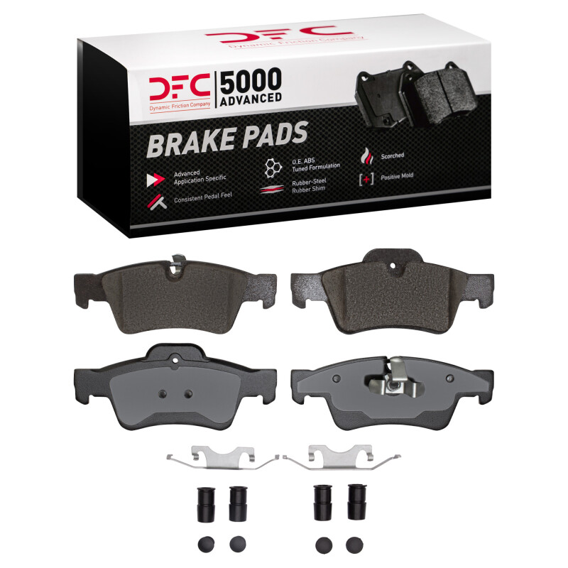 Mercedes-Benz GL350 Brake Pads - Rear - DFC - 5000 Advanced Low Metallic - `05-`18