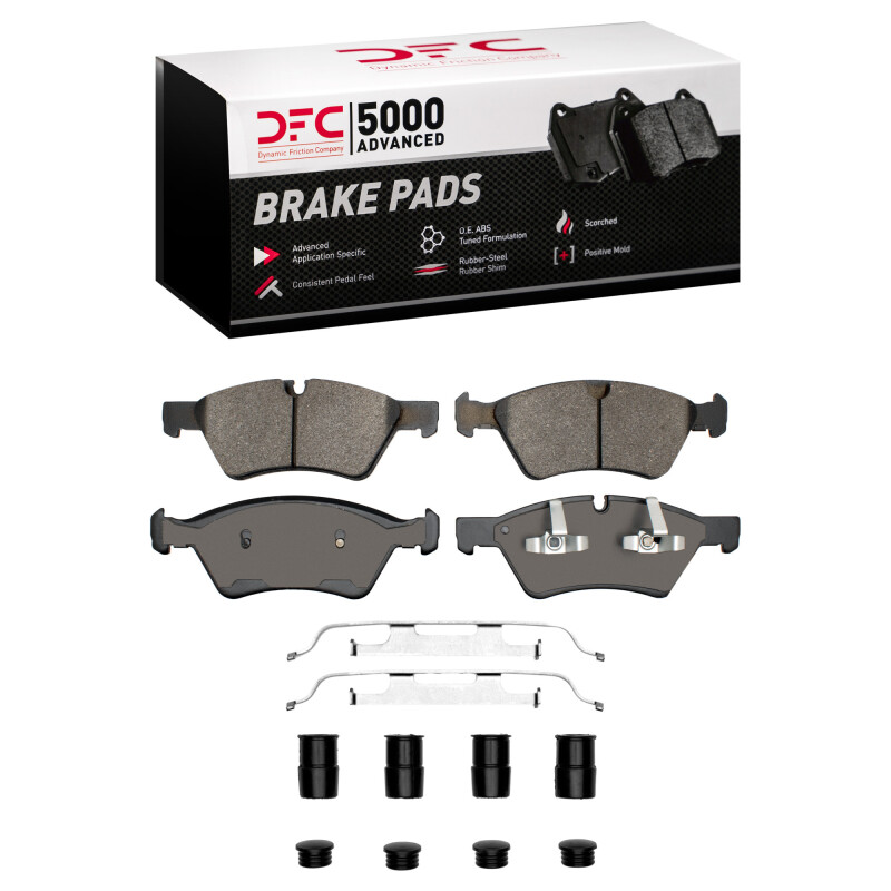 Mercedes-Benz R320 Brake Pads - Front - DFC - 5000 Advanced Low Metallic - `05-`12