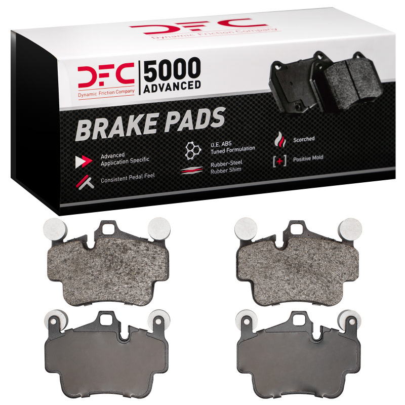 Porsche 718 Cayman Brake Pads - Front + Rear - DFC - 5000 Advanced Low Metallic - `03-`23