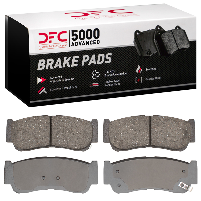 Chevrolet S10 MAX Brake Pads - Rear - DFC - 5000 Advanced Ceramic - `07-`25