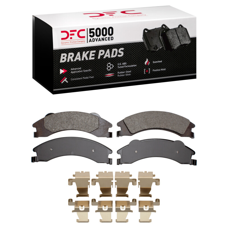 Ford E-250 Brake Pads - Rear - DFC - 5000 Advanced Semi Metallic - `08-`25