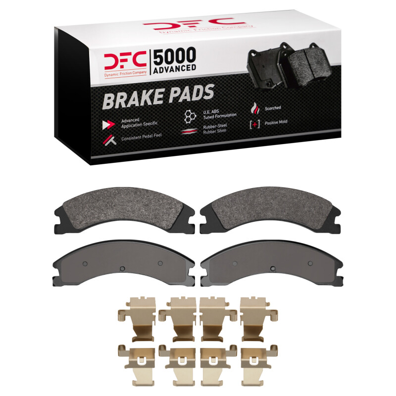 Ford E-450 Super Duty Brake Pads - Rear - DFC - 5000 Advanced Semi Metallic - `08-`25