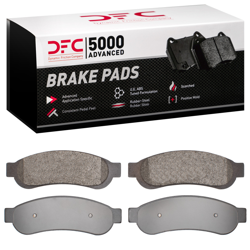 Ford F-250 Brake Pads - Rear - DFC - 5000 Advanced Semi Metallic - `10-`12