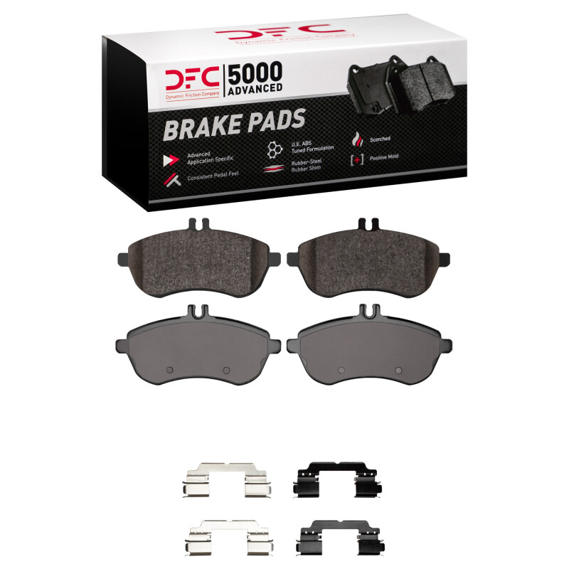 Mercedes-Benz C200 Brake Pads - Front - DFC - 5000 Advanced Ceramic - `08-`16