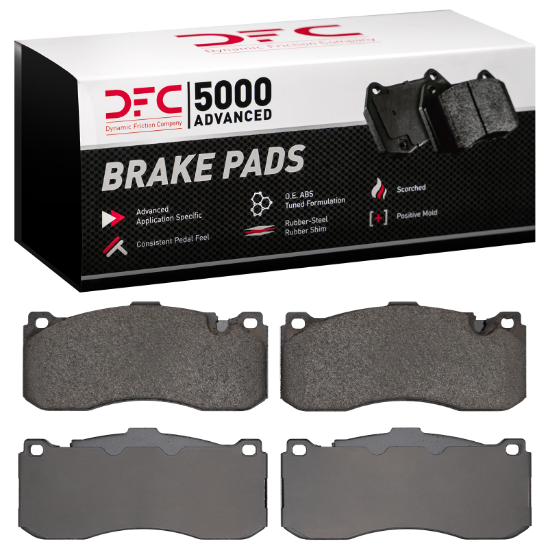BMW 330I Brake Pads - Front - DFC - 5000 Advanced Low Metallic - `06-`13