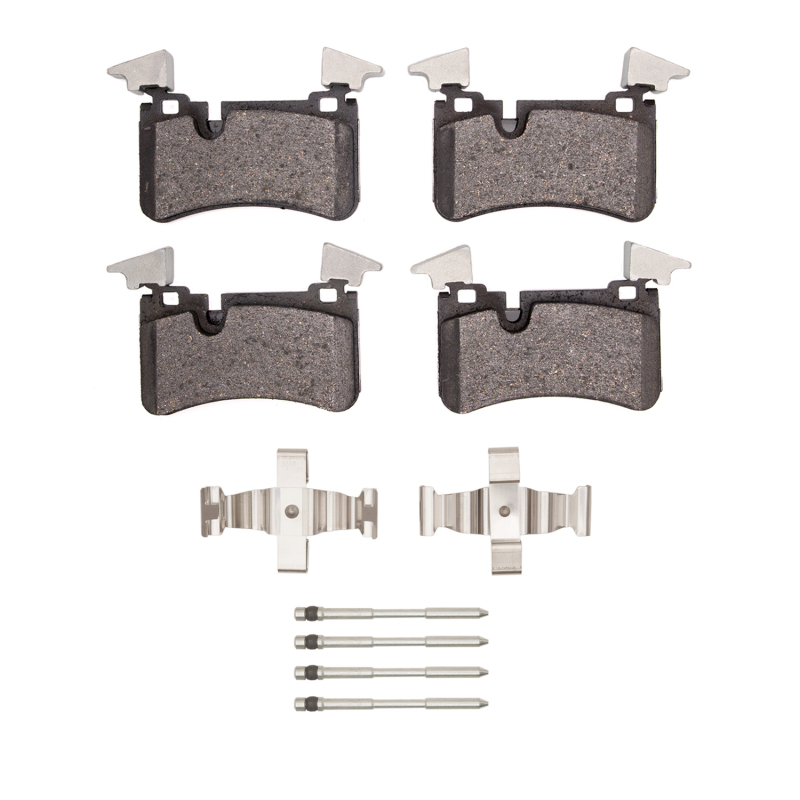 Mercedes-Benz E63 AMG Brake Pads - Rear - DFC - 5000 Advanced Low Metallic + Hardware Kit - `07-`13