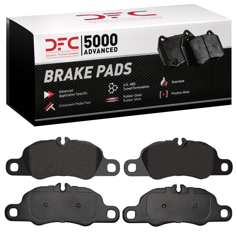 Porsche 718 Cayman Brake Pads - Front - DFC - 5000 Advanced Low Metallic - `09-`23