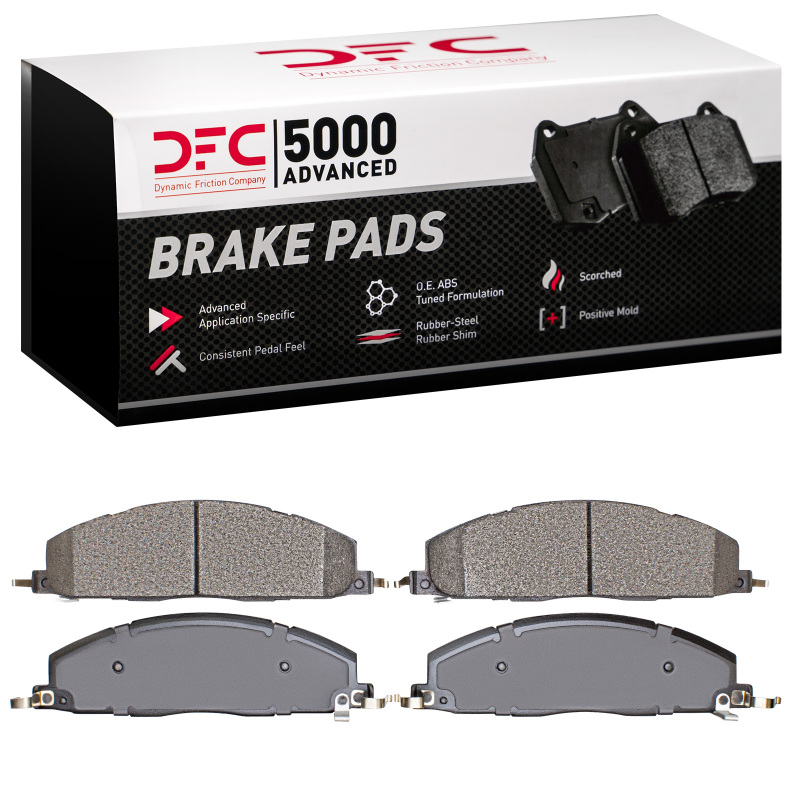 Ram 4000 Brake Pads - Rear - DFC - 5000 Advanced Semi Metallic - `09-`18