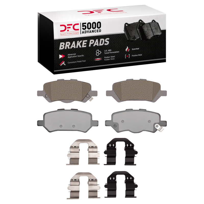 Toyota Venza Brake Pads - Rear - DFC - 5000 Advanced Ceramic - `09-`15