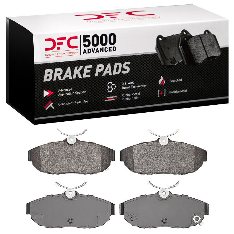 Ford Mustang Brake Pads - Rear - DFC - 5000 Advanced Low Metallic - `12-`14