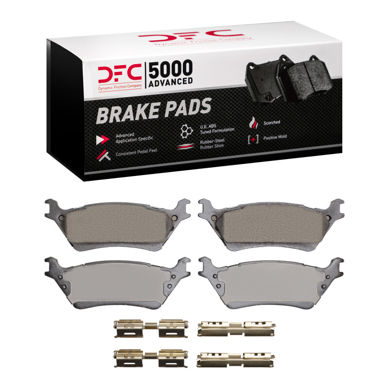 Ford F-150 Brake Pads - Rear - DFC - 5000 Advanced Ceramic - `12-`20