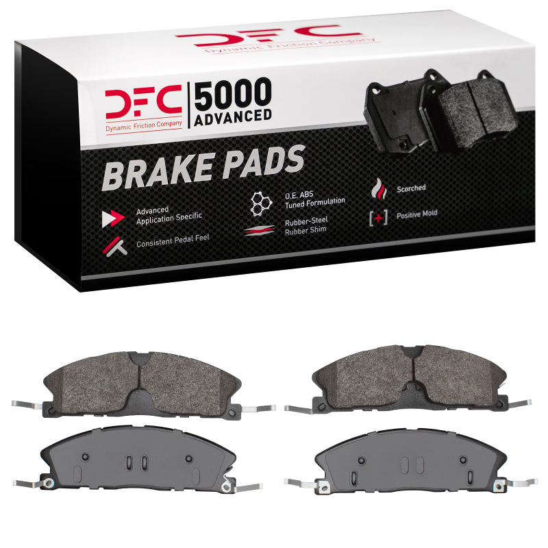 Ford Police Interceptor Sedan Brake Pads - Front - DFC - 5000 Advanced Semi Metallic - `13-`19