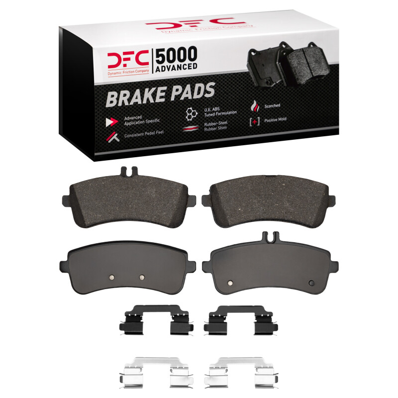 Mercedes-Benz S600 Brake Pads - Rear - DFC - 5000 Advanced Low Metallic - `15-`17