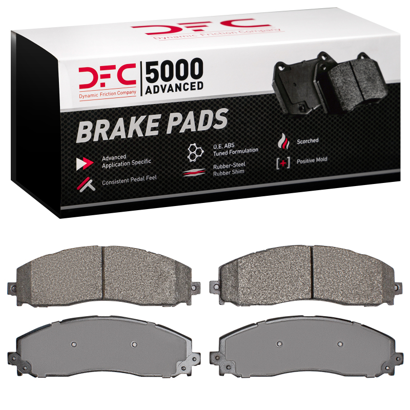 Ford F-350 Super Duty Brake Pads - Rear - DFC - 5000 Advanced Semi Metallic - `11-`22