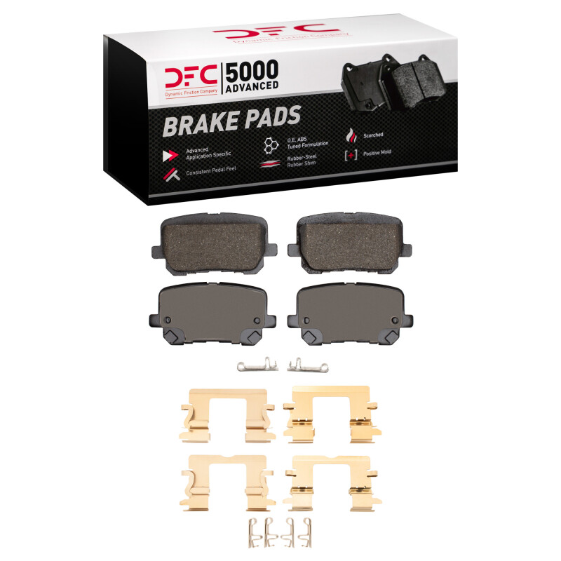 Dodge Charger Brake Pads - Rear - DFC - 5000 Advanced Low Metallic - `14-`23